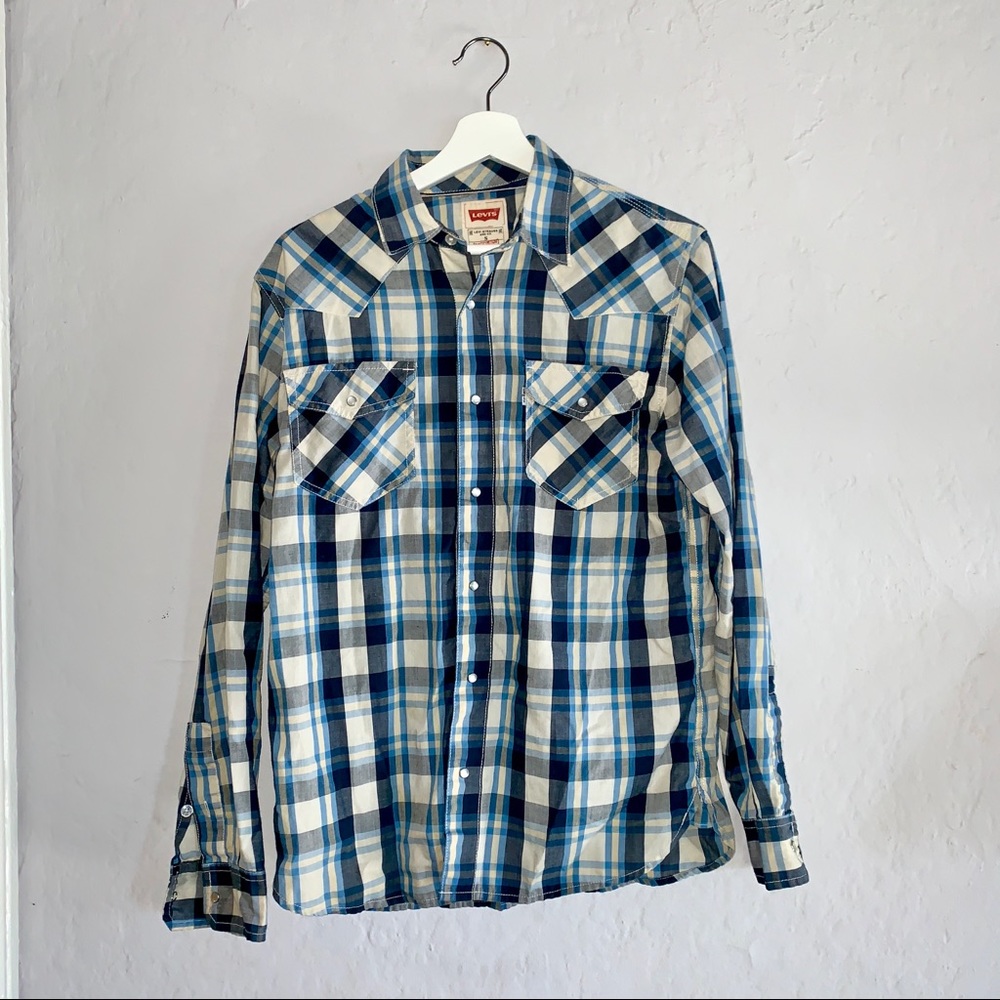 Blue & Cream Buttondown